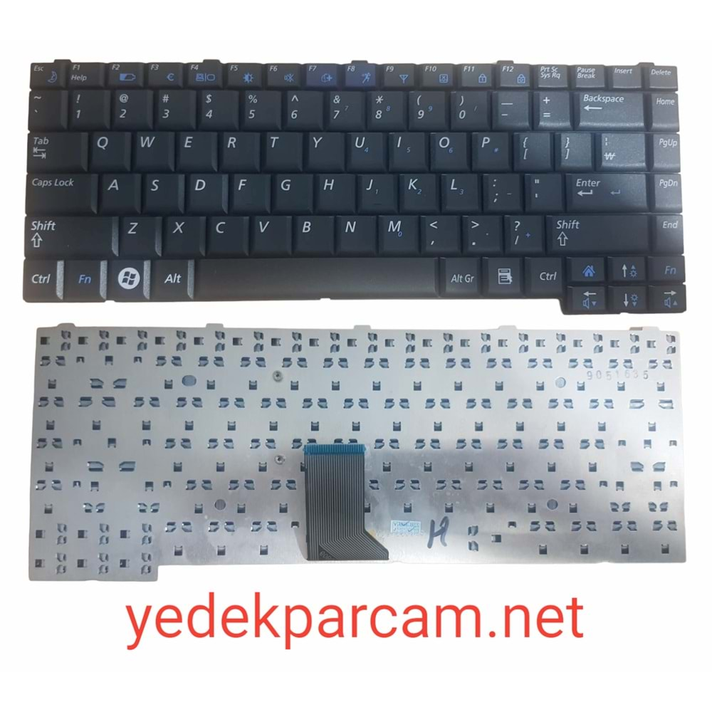 NOTEBOOK KLAVYE R60 R70 R65 R510 R610 R410 R460 SİYA İNGİLİZCE SMKL013