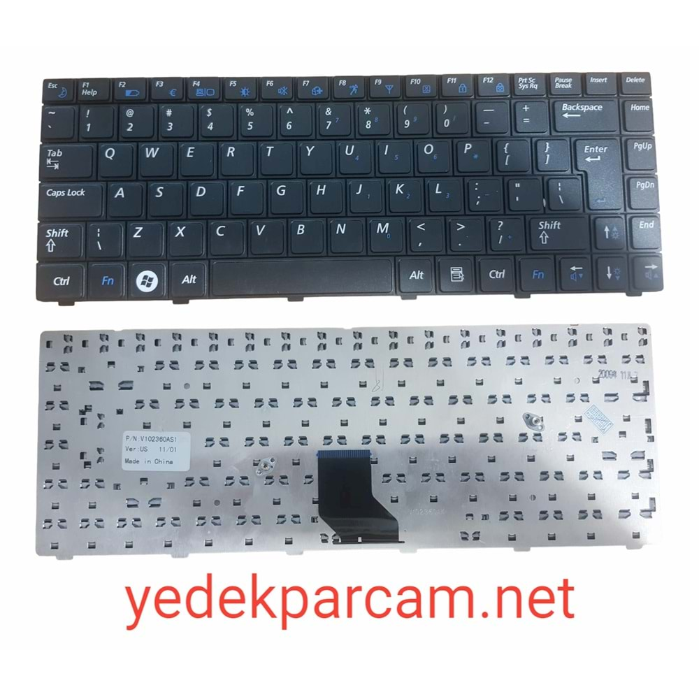 NOTEBOOK KLAVYE NEW SAMSUNG NP-R522 NP-R520 R520 R522 R522H SİYAH İNG