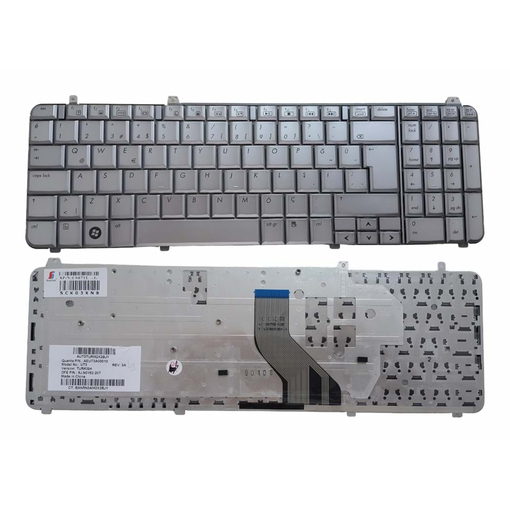 NOTEBOOK KLAVYE HP PAVİLİON DV6, DV6-1000 SİLVER TÜRKÇE