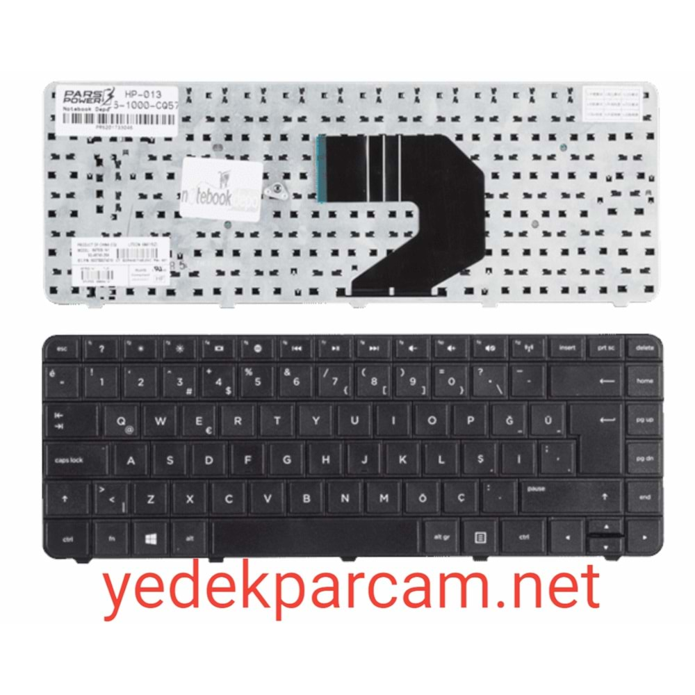 KLAVYE HP G4 G6 G4-1000 G6-1000 CQ57 CQ58 HP 250 G1 TÜRKÇE SİYAH