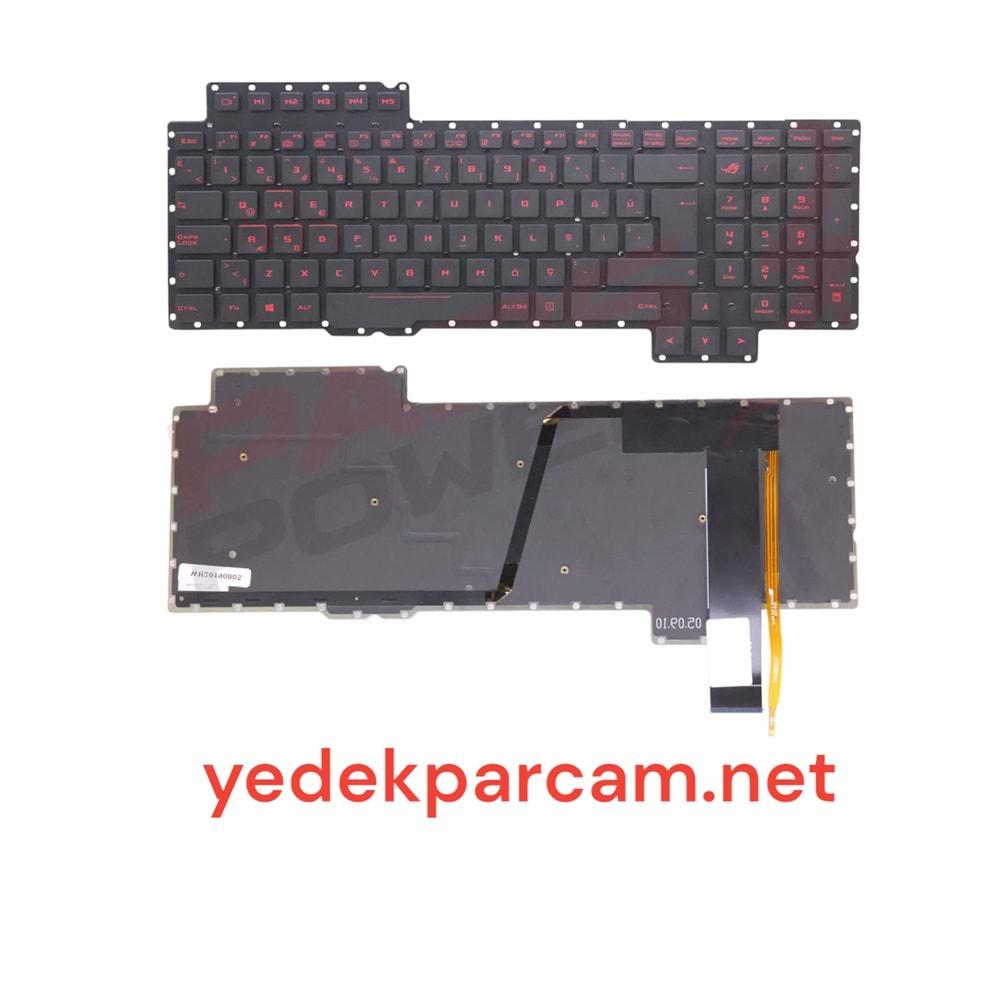 NOTEBOOK KLAVYE ASUS G752 TURKÇE ÇERÇEVESİZ IŞIKLI