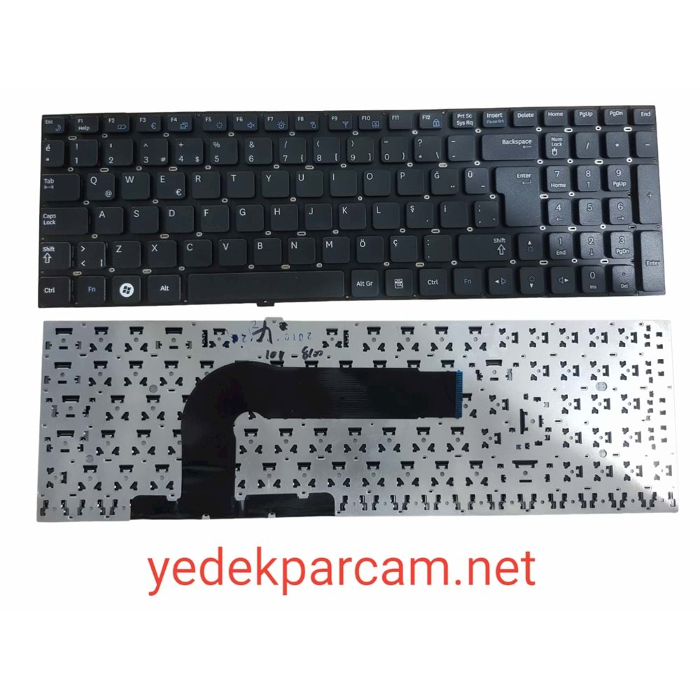 NOTEBOOK KLAVYE SAMSUNG NP-330 NP330 SİYAH ÇERÇEVESİZ TÜRKÇE