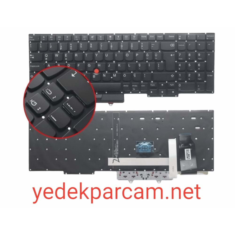 NOTEBOOK KLAVYE LENOVO THINKPAD E15 Gen1 Gen2 IŞIKLI ÇERÇEVESİZ