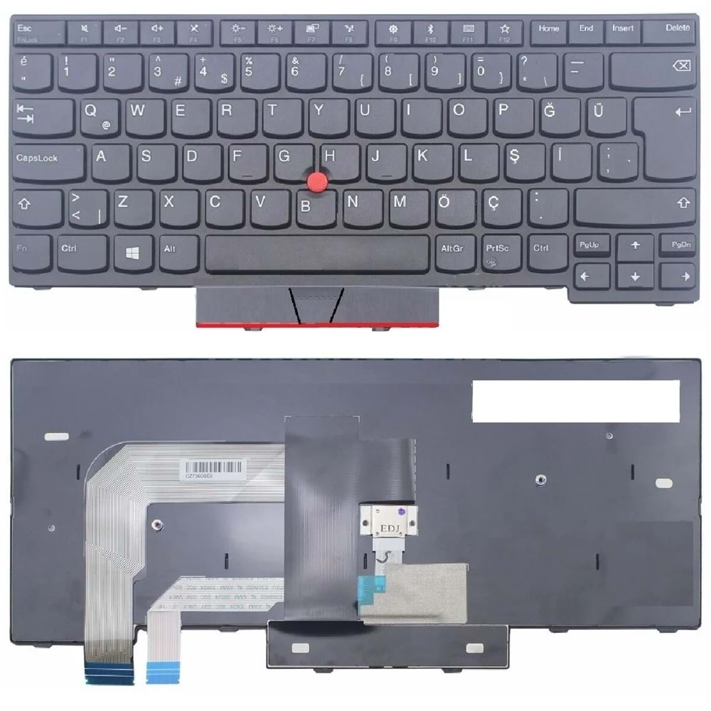NOTEBOOK KLAVYE LENOVO THINKPAD A485 20MU 20MV SİYAH ÇERÇEVELİ TÜRKÇE