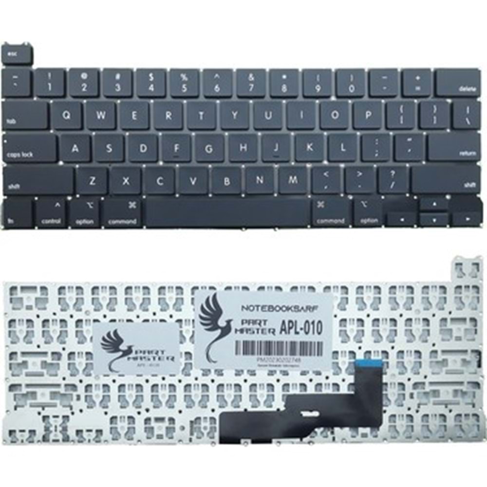NOTEBOOK KLAVYE APPLE MACBOOK PRO A2338 SİYAH INGILIZCE US