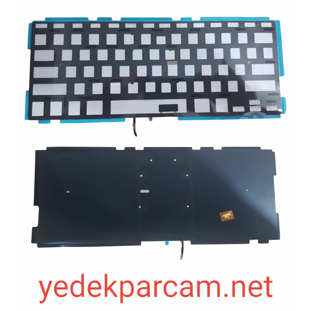 NOTEBOOK KLAVYE APPLE MACBOOK PRO A1278 SİYAH ÇERÇEVESİZ TÜRKÇE IŞIKLI