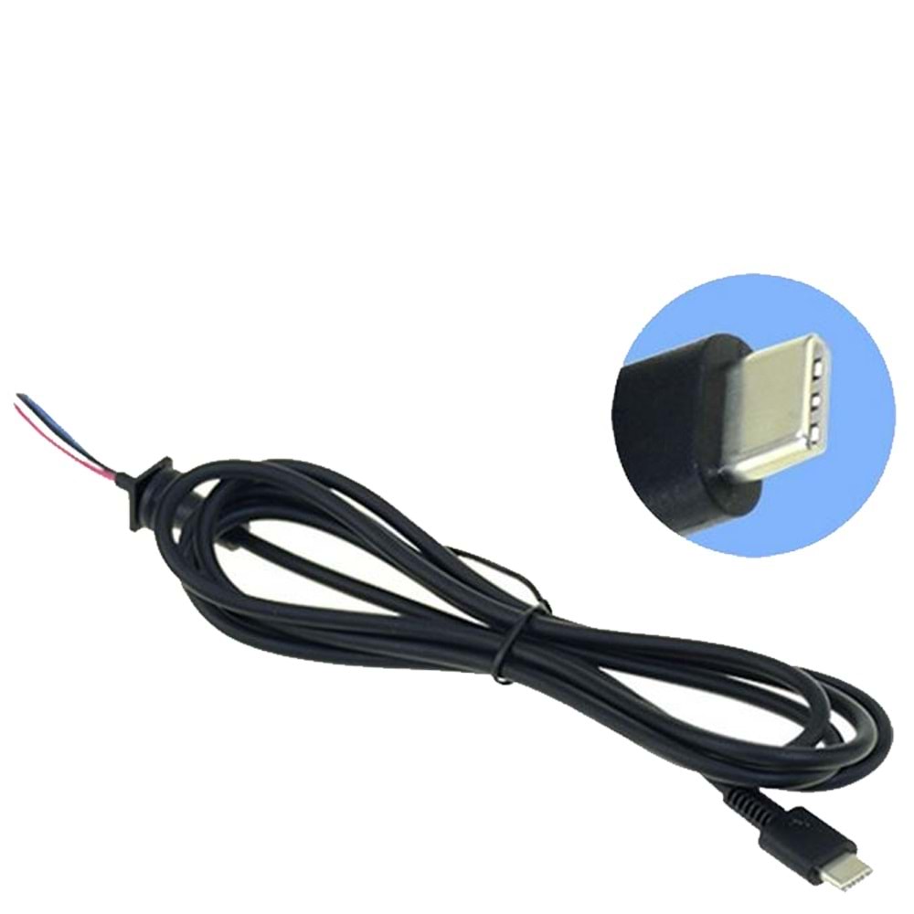 Type-C Dc Power Cable 4 Damarlı Kablo 130watt Destekli