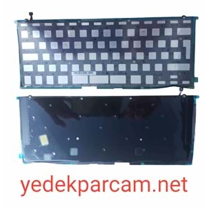 NOTEBOOK KLAVYE APPLE MACBOOK PRO A1502 SİYAH ÇERÇEVESİZ TÜRKÇE IŞIKLI