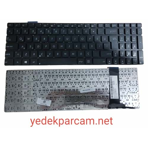 NOTEBOOK KLAVYE ASUS N56 N550 A550C N550J E56C K550D SİYAH ÇERÇEVESİZ