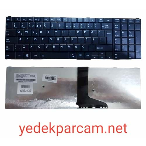 NOTEBOOK KLAVYE SATELLİTE L850 C850 L870 L850D C850D C855 SİYAH SİYAH