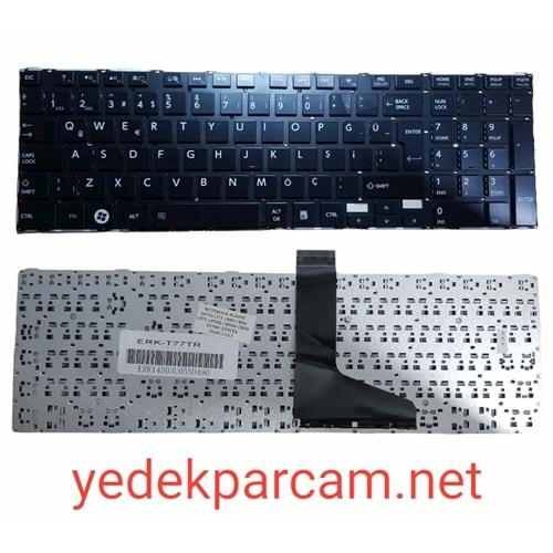 NOTEBOOK KLAVYE SATELLİTE L850 C850 L870 L850D C850D C855 SİYAH ÇERÇEV