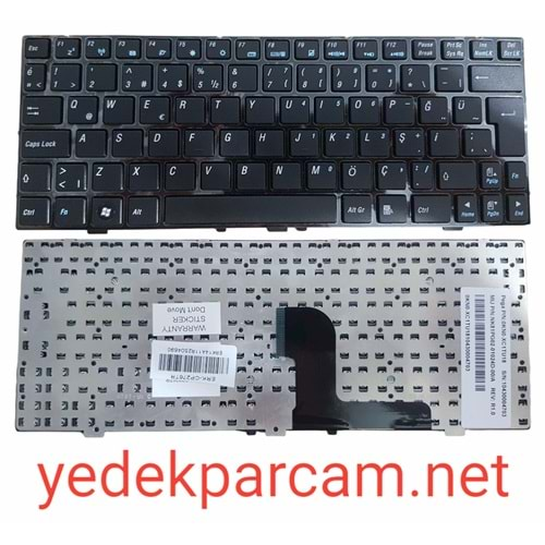 NOTEBOOK KLAVYE CASPER H90 H90MB SİYAH ÇERÇEVELİ TÜRKÇE CKL0001