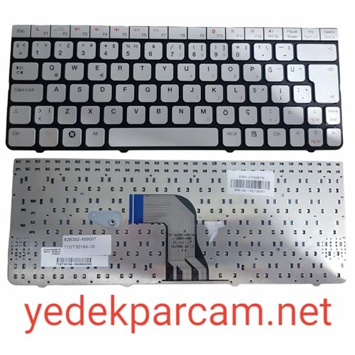 NOTEBOOK KLAVYE CASPER NİRVANA THİN LİGHT T30 SERİSİ SİLVER ÇERÇEVESİZ