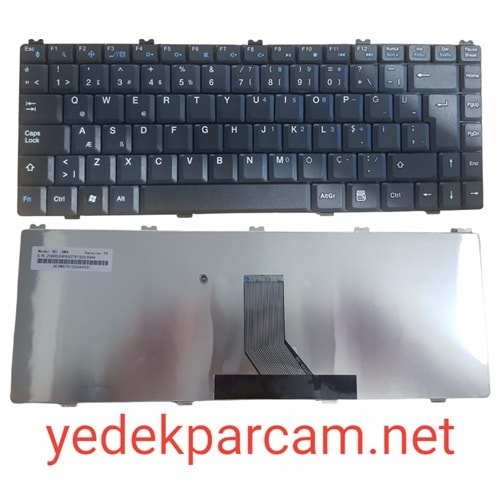 NOTEBOOK KLAVYE CASPER TW8 SİYAH TÜRKÇE CKL0006