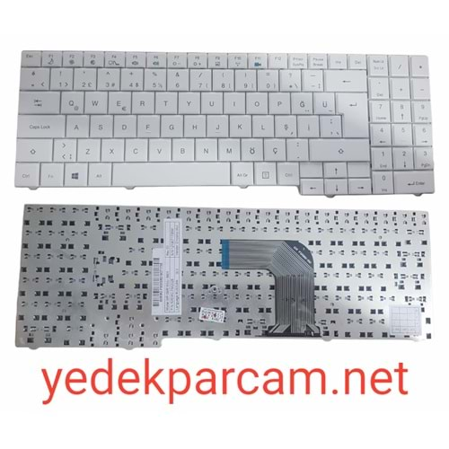 NOTEBOOK KLAVYE CASPER MB50 MB51 MB55 BEYAZ TÜRKÇE CKL0016