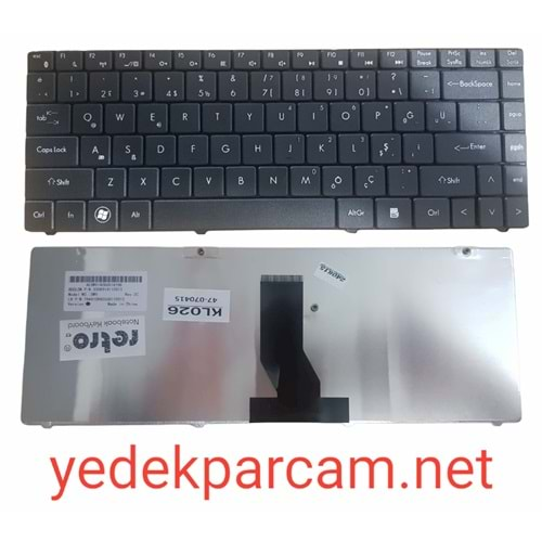 NOTEBOOK KLAVYE CASPER NİRVANA HAİER T6 A410 SW9 R410 A430 SW6 SİYAH