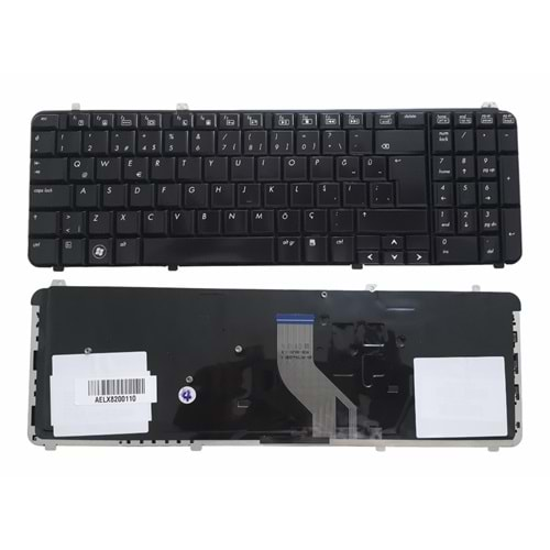 NOTEBOOK KLAVYE HP PAVİLİON DV6, DV6-1000 SİYAH PARLAK TÜRKÇE HPKL004