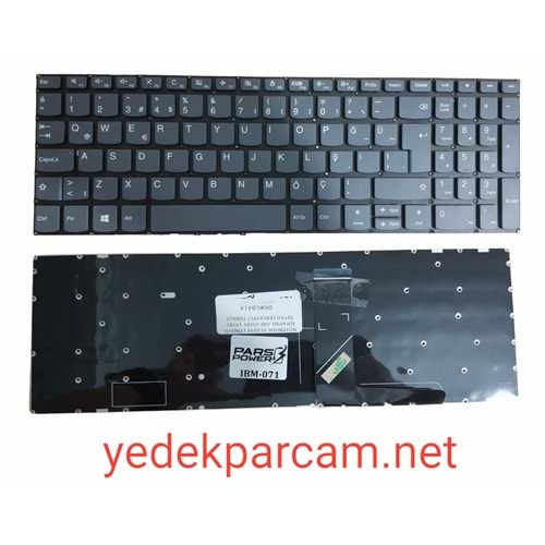 NOTEBOOK KLAVYE LENOVO 320-15AST 320-15IKB V330-15IKB FÜME TURKCE