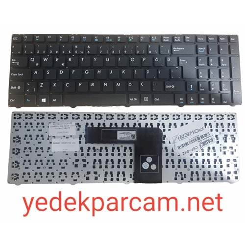 NOTEBOOK KLAVYE CASPER C300 C500 C510 SİYAH TÜRKÇE