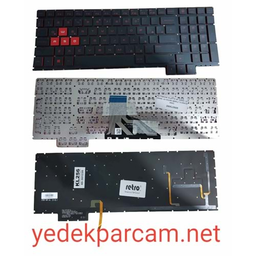 NOTEBOOK KLAVYE HP OMEN 15-CE000 15-CE100 IŞIKLI KIRMIZI TURKCE VER1