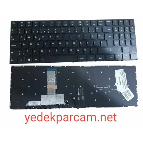 NOTEBOOK KLAVYE LENOVO LEGION Y520 Y540 Y720 Y910 BEYAZ TUŞ TURKCE ÇER