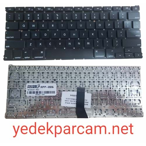 NOTEBOOK KLAVYE APPLE MACBOOK AIR A1466 1396 A1369 SİYAH INGILIZCE