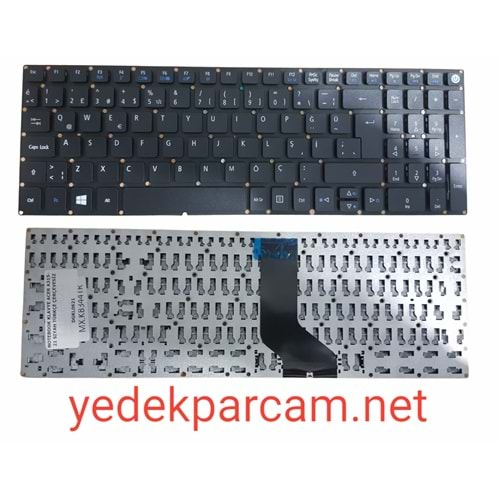 NOTEBOOK KLAVYE ACER A315-21 SIYAH TÜRKÇE ÇERÇEVESİZ