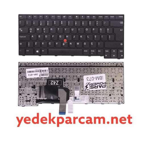 NOTEBOOK KLAVYE LENOVO THINKPAD T450 T460 SİYAH ÇERÇEVELİ TÜRKÇE VİDAL