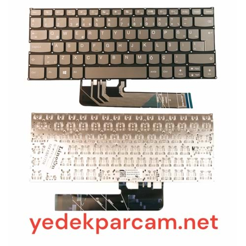 NOTEBOOK KLAVYE LENOVO YOGA 530-14 14-IKBR 13S-IML FÜME ÇERÇEVESİZ