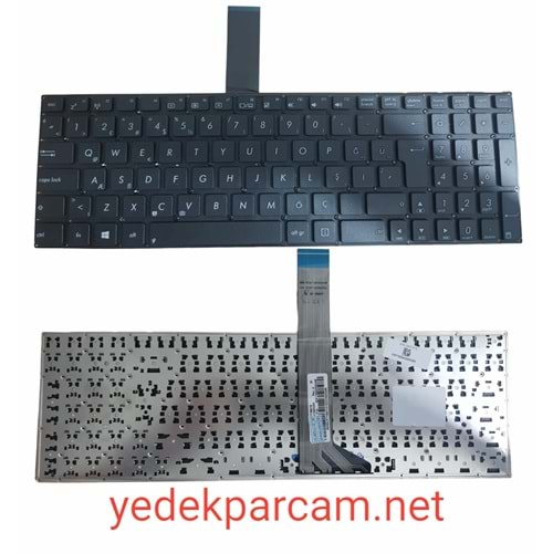 NOTEBOOK KLAVYE ASUS K56 K56C K56CA K56CB K56 SİYAH ÇERÇEVESİZ TÜRKÇE