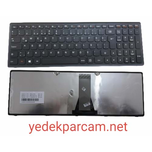 NOTEBOOK KLAVYE LENOVO Z510 S500 G500 G505 S510P FLEX 15 SİYAH SİYAH