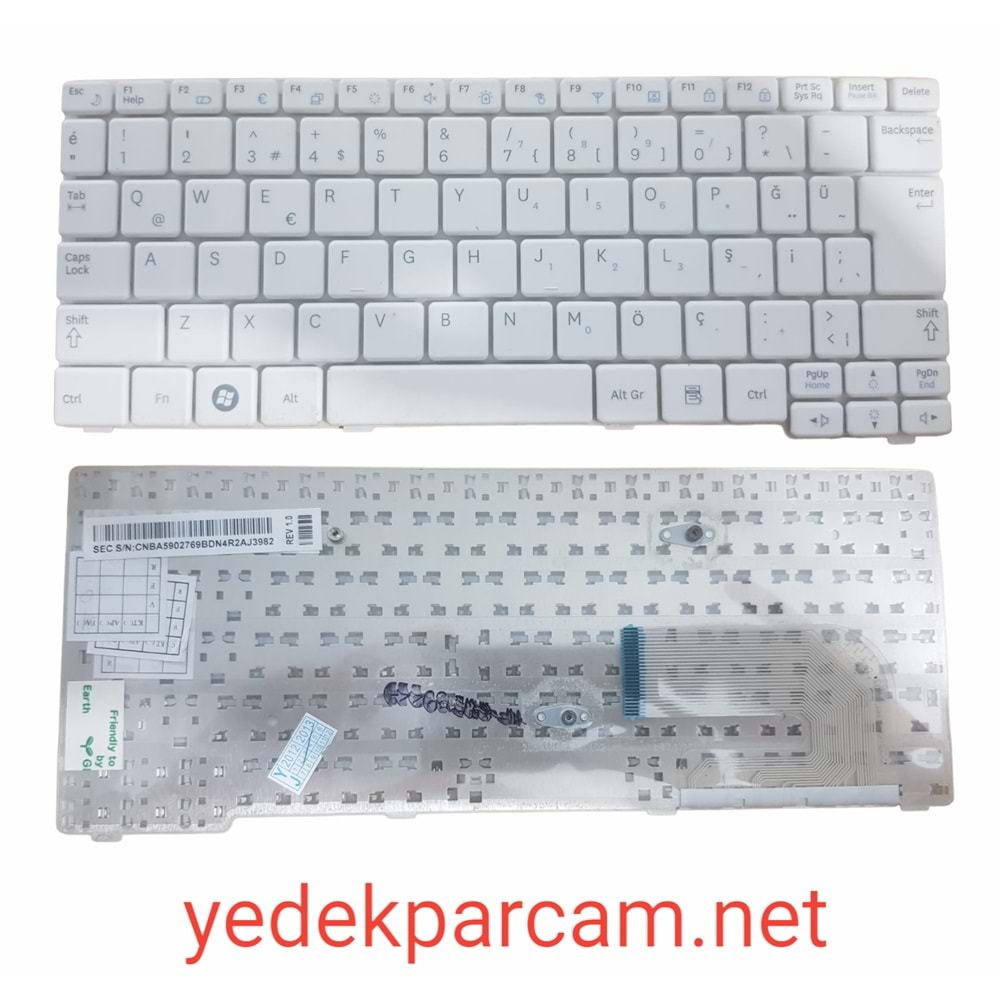 NOTEBOOK KLAVYE N150 N140 N145 N148 N151 NB30 BEYAZ TÜRKÇE SMKL003