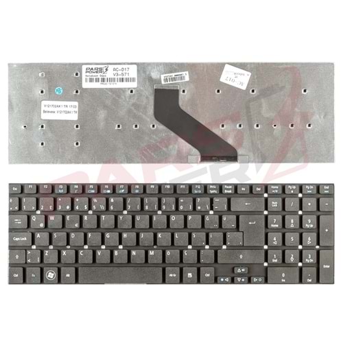 NOTEBOOK KLAVYE ACER 5755,5755G,5830,5830G,5830T,5830TG SİYAH ÇERÇEVE