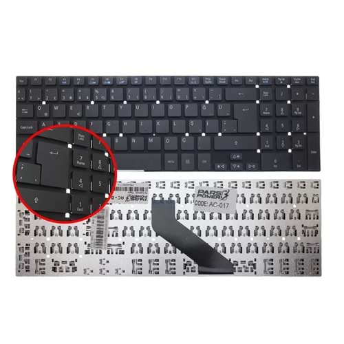 NOTEBOOK KLAVYE PACKARD BELL P5WS0, ACER ASPİRE V3-571 ,V3-571G SİYAH