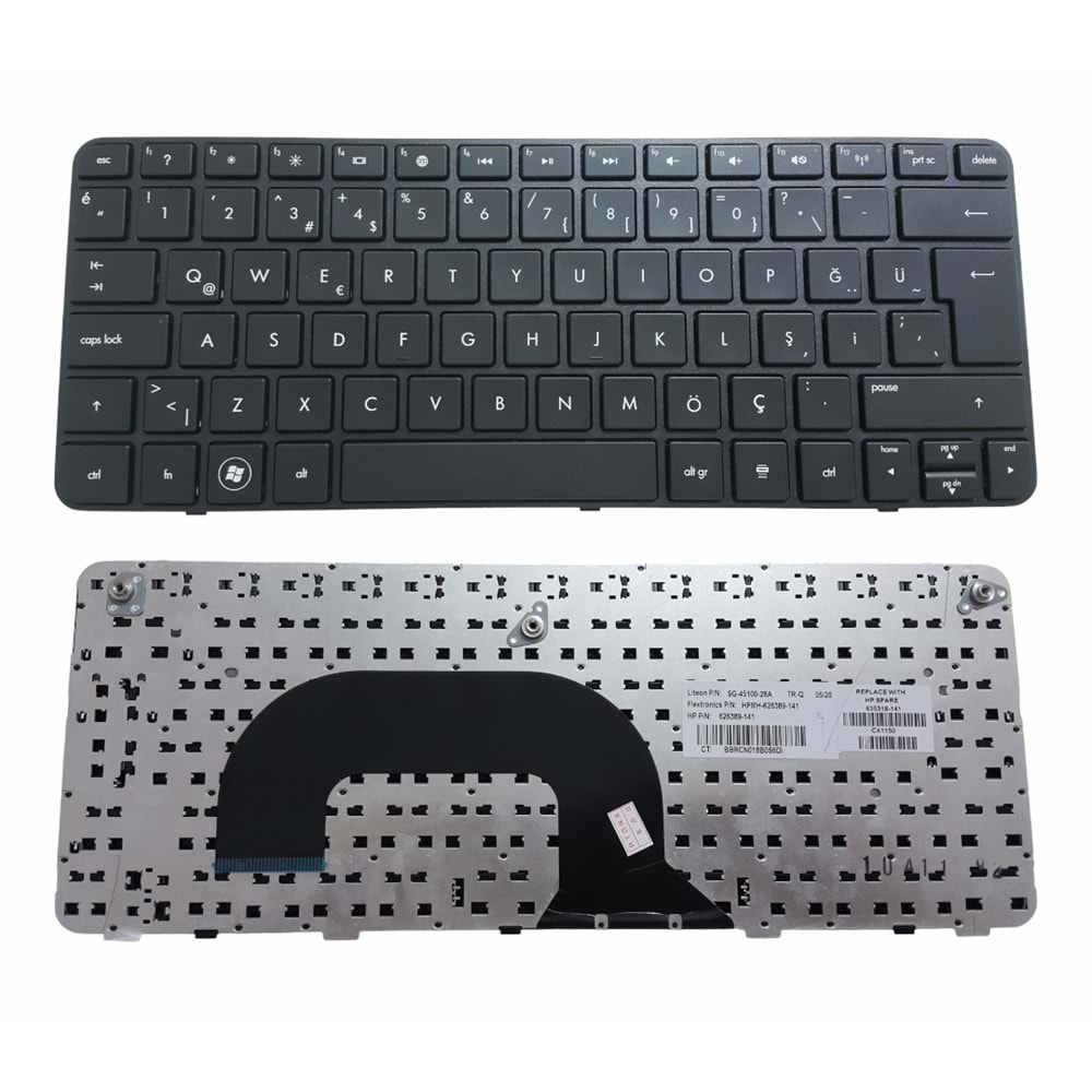 NOTEBOOK KLAVYE HP DM1-3000 SİYAH ÇERÇEVELİ TÜRKÇE