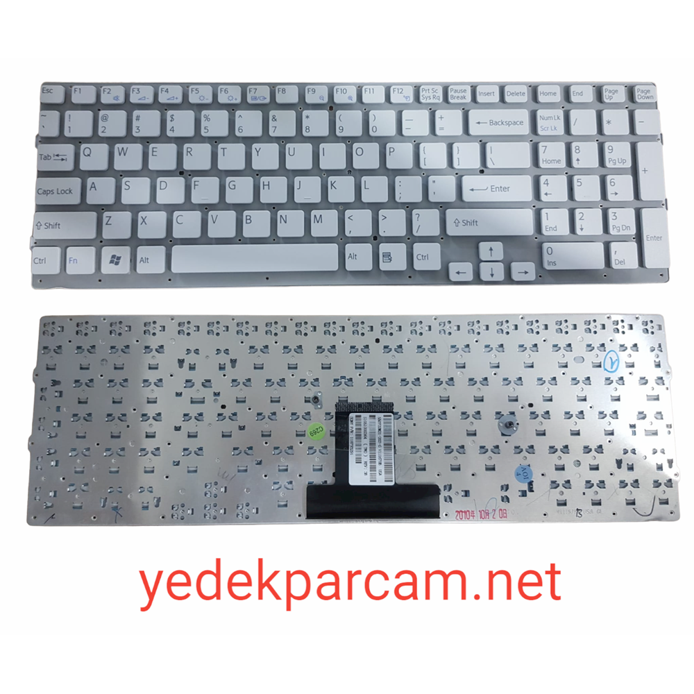 NOTEBOOK KLAVYE SONY VPC-EB BEYAZ ÇERÇEVESİZ TÜRKÇE