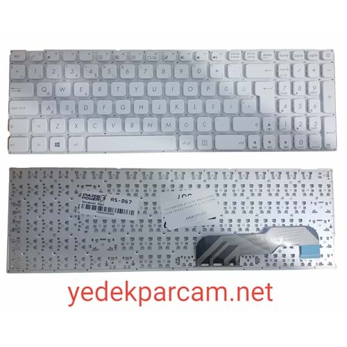 NOTEBOOK KLAVYE ASUS X541 F541 BEYAZ TÜRKÇE ÇERÇEVESİZ