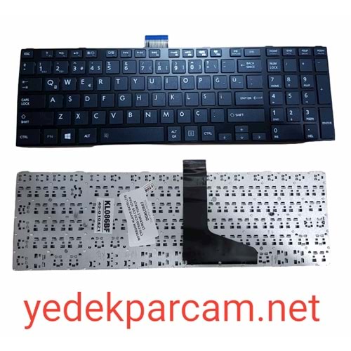 NOTEBOOK KLAVYE SATELLİTE C50 C50D C55 C55 SİYAH ÇERÇEVELİ TÜRKÇE