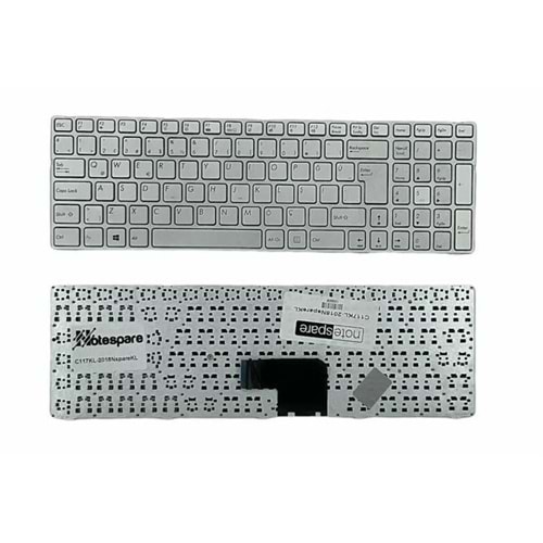 NOTEBOOK KLAVYE CASPER CGU CRY CSD CSY C700 SİLVER TÜRKÇE