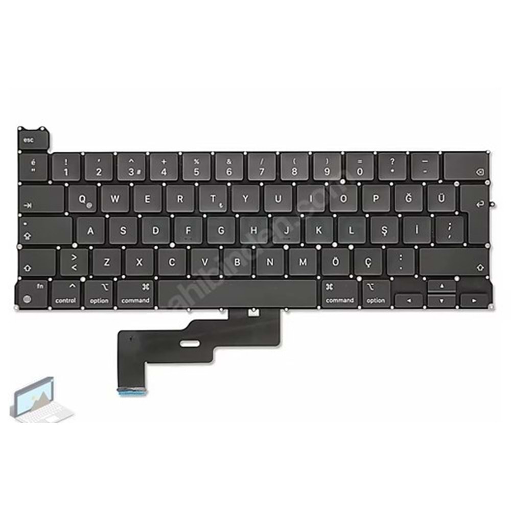 NOTEBOOK KLAVYE APPLE MACBOOK PRO A2338 SİYAH TURKCE