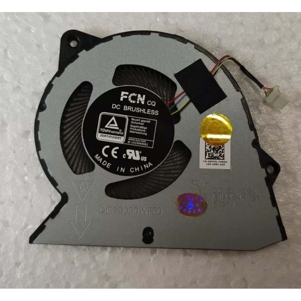 YEDEK PARCA NOTEBOOK CPU FAN DELL INSPIRON 3511 3515 VOSTRO 3510